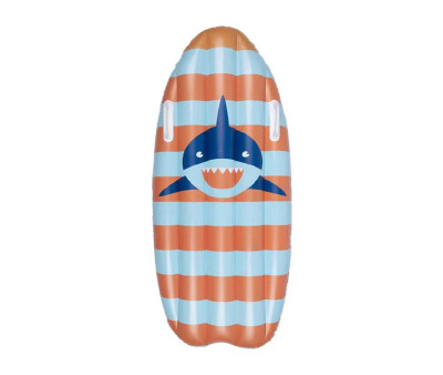 Flotador Tabla de Surf Orange Blue Sharks