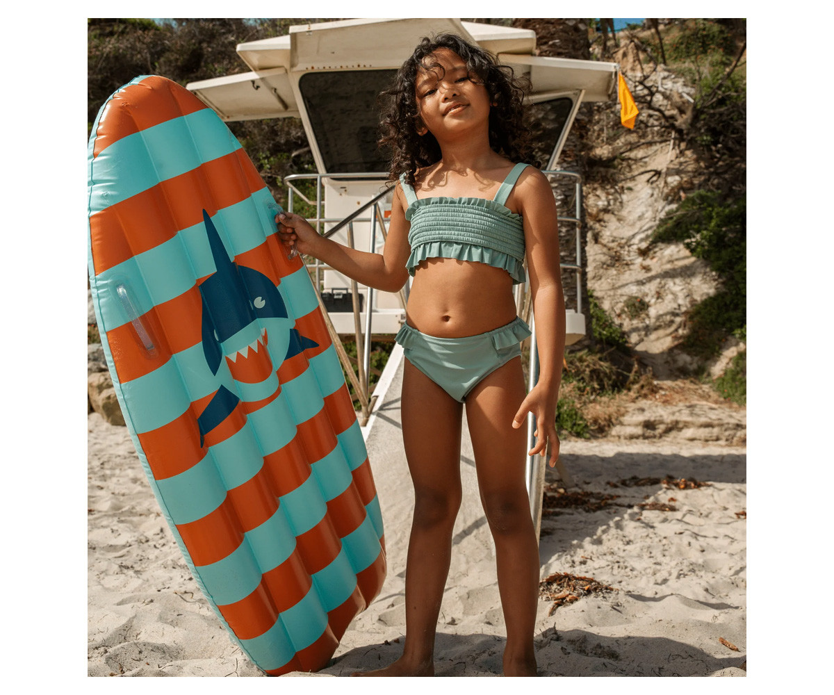 Flotador Tabla de Surf Orange Blue Sharks