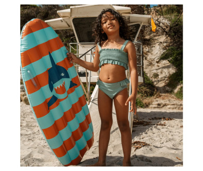 Flotador Tabla de Surf Orange Blue Sharks