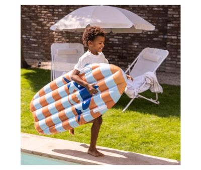 Flotador Tabla de Surf Orange Blue Sharks