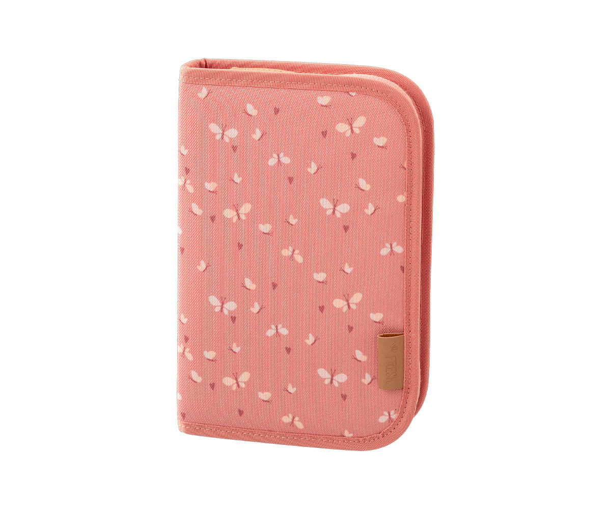 Estuche de Cremallera con Complementos Mariposas