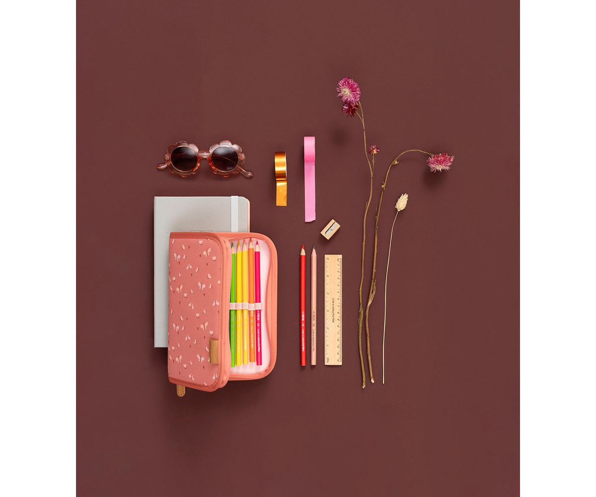 Estuche de Cremallera con Complementos Mariposas