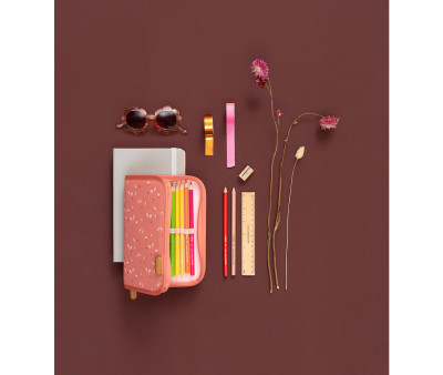 Estuche de Cremallera con Complementos Mariposas