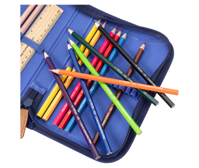 Estuche de Cremallera con Complementos Mono