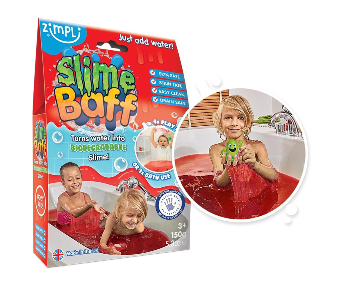 Juguete de Baño Slime Baff Rojo