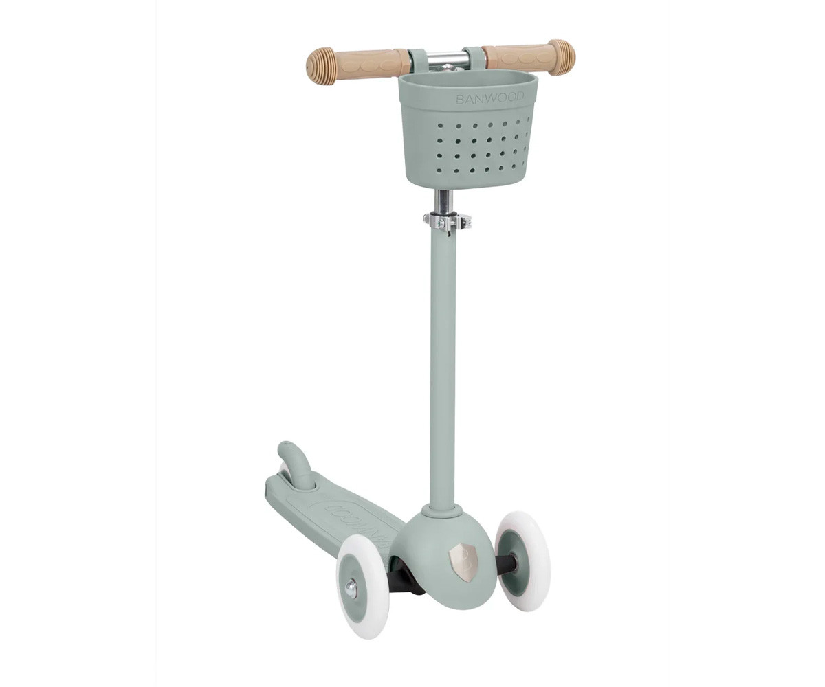 Eco Scooter Banwood + Cesta Pin & Ride Clay