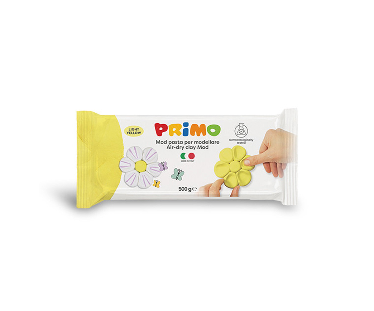 Pasta da Modellare Giallo Pastello 500gr