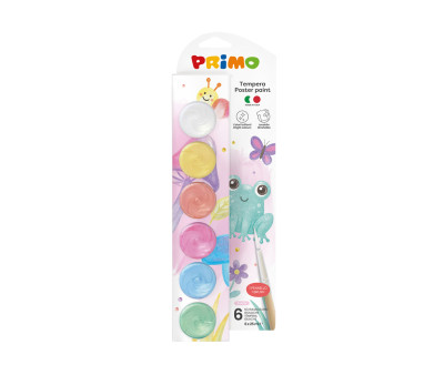 6 Botes de Témperas Pearl 25ml