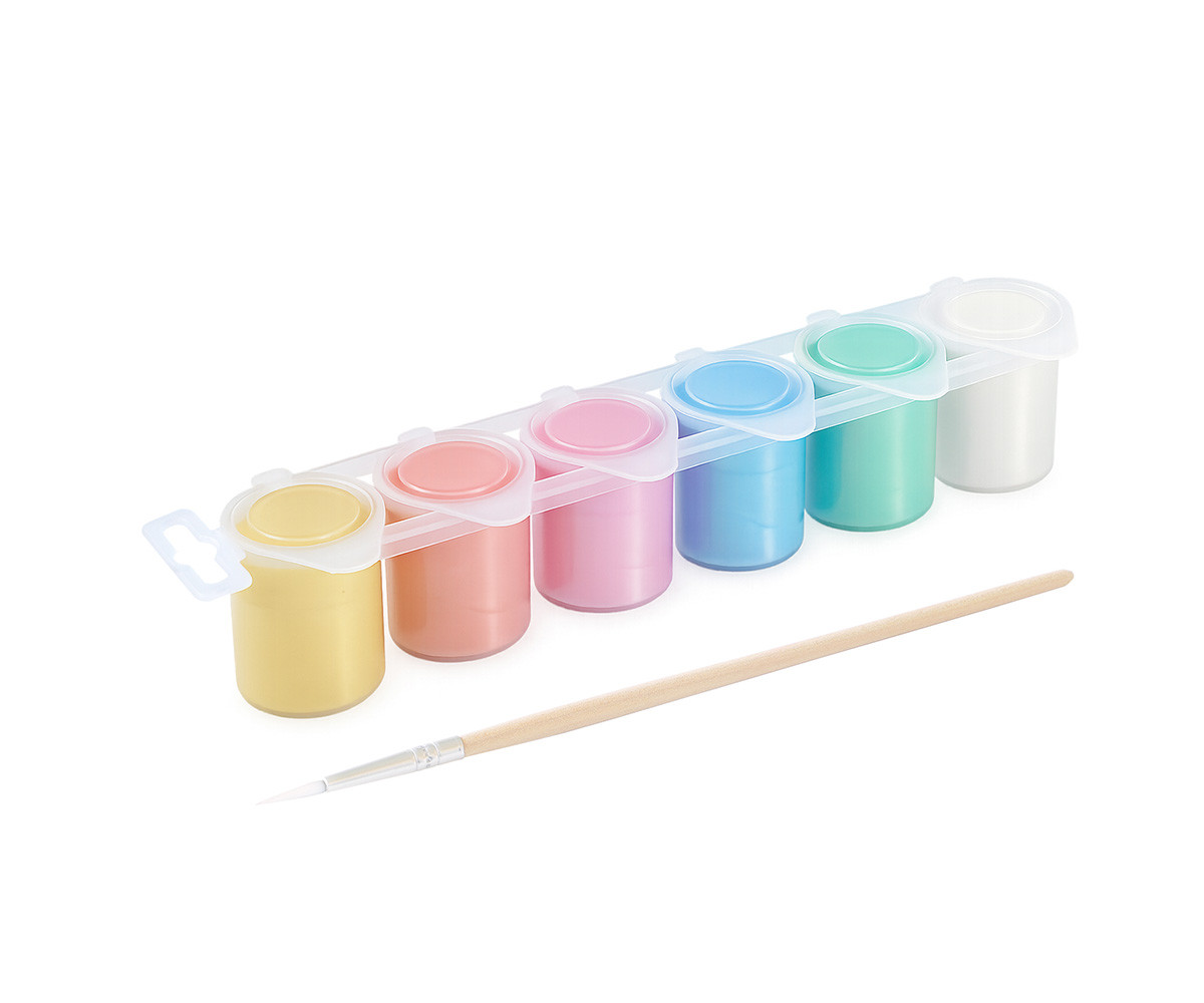 6 Botes de Témperas Pearl 25ml