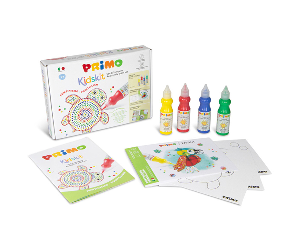 Conjunto de pintura criativa Kidskit Pointillism