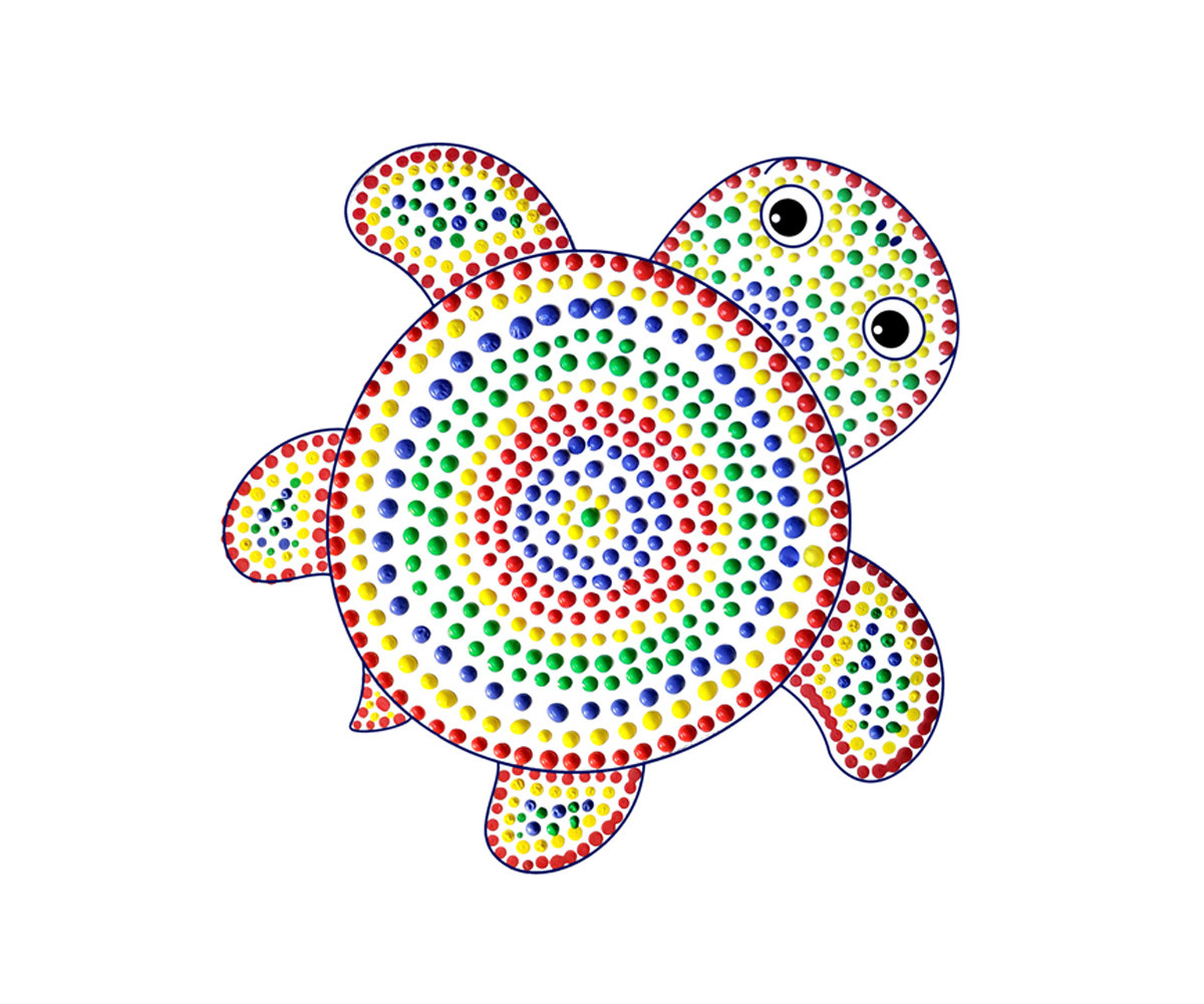 Conjunto de pintura criativa Kidskit Pointillism