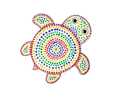 Conjunto de pintura criativa Kidskit Pointillism