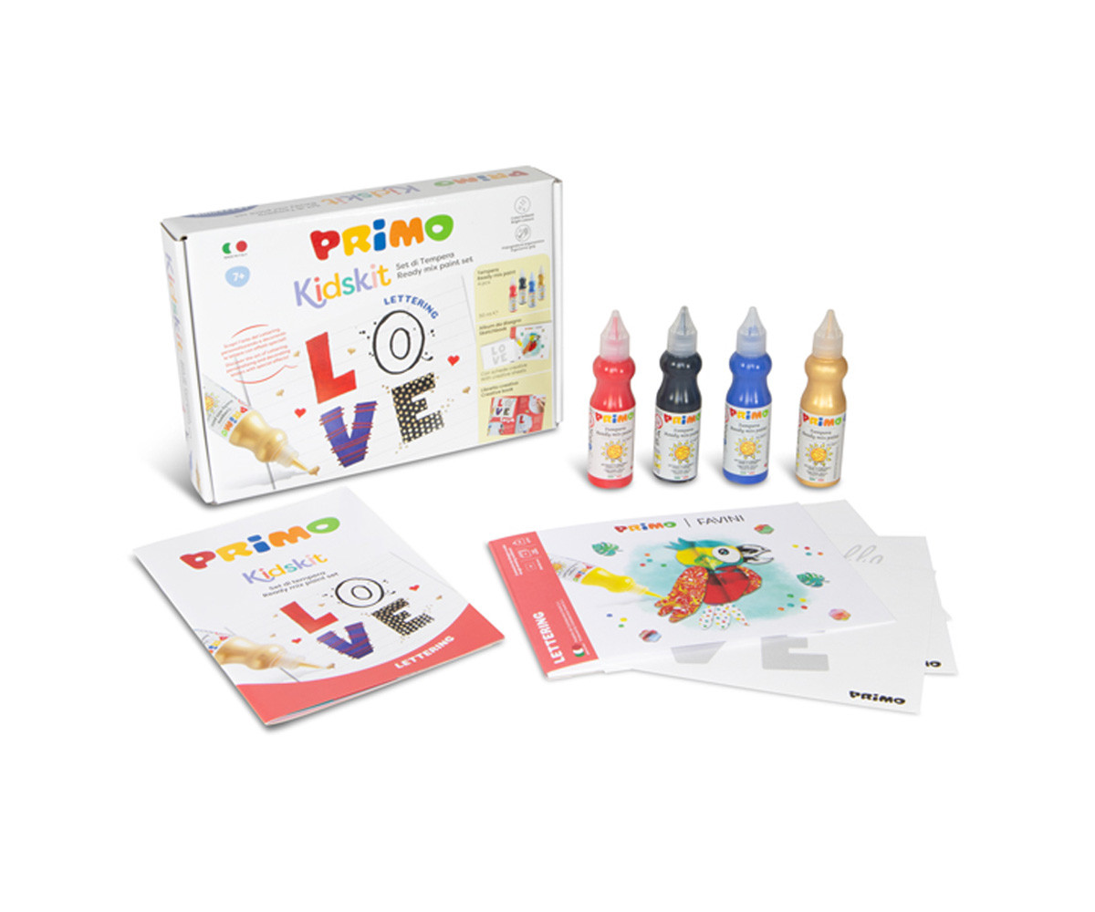 Set Pittura Creativa Kidskit Lettering