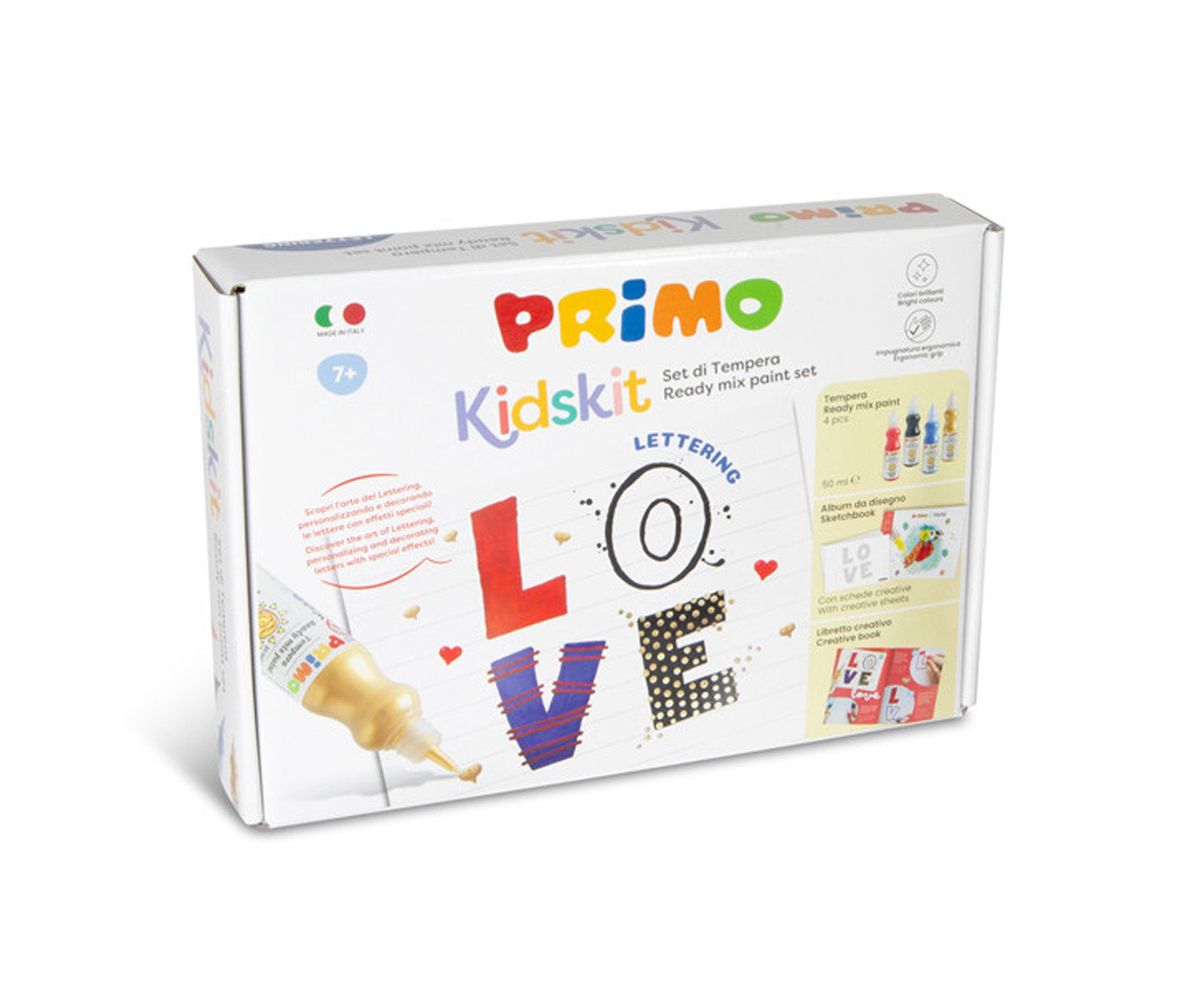 Set Pittura Creativa Kidskit Lettering
