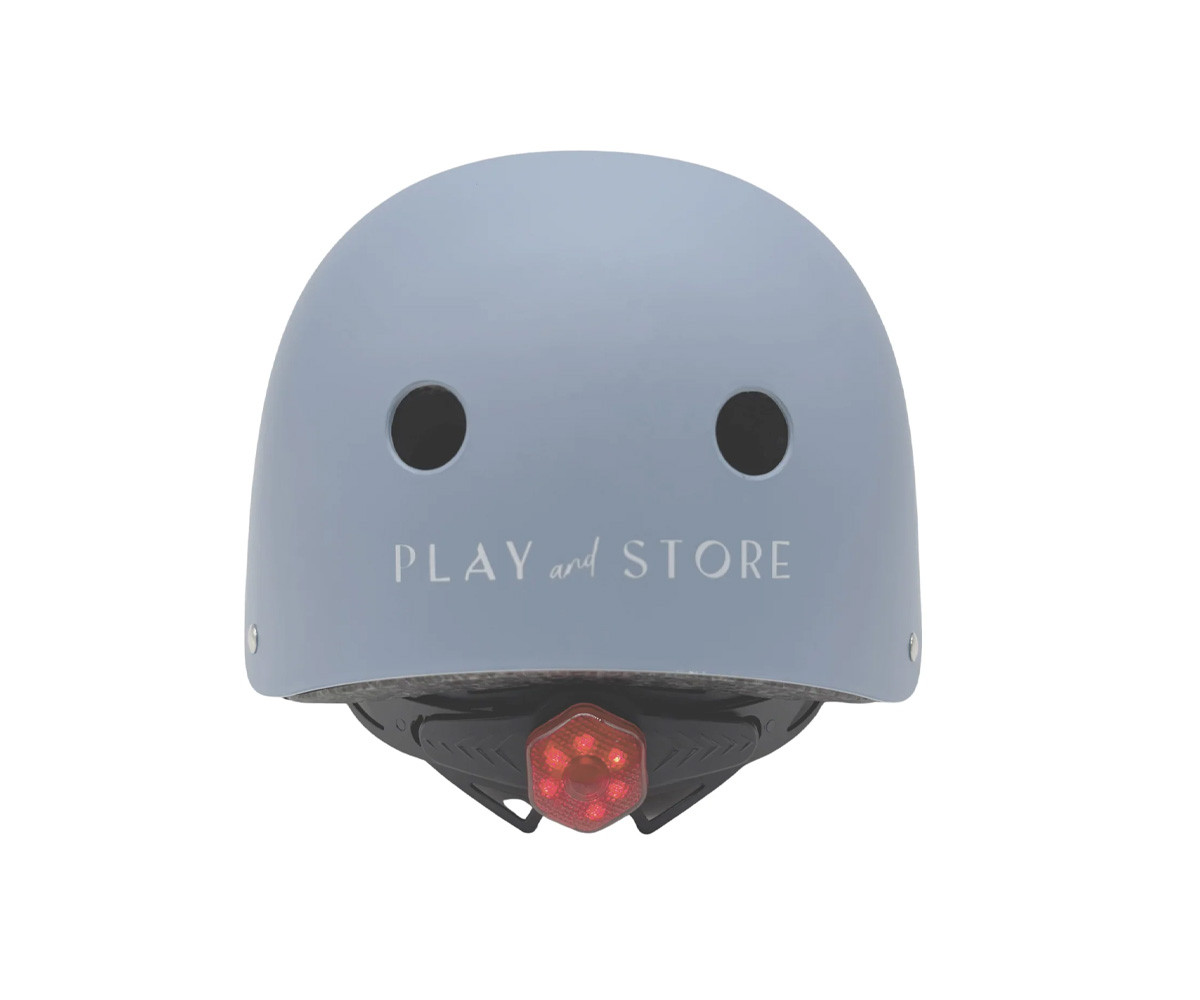 Casco Blue con Luce