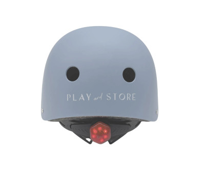 Casco Blue con Luce