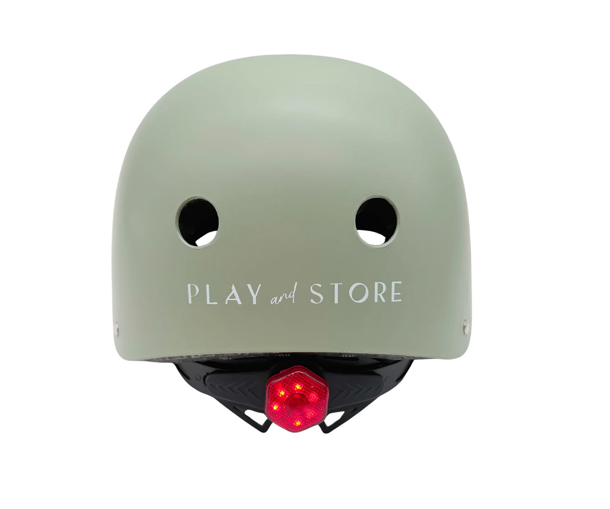 Casco Light Green con Luz