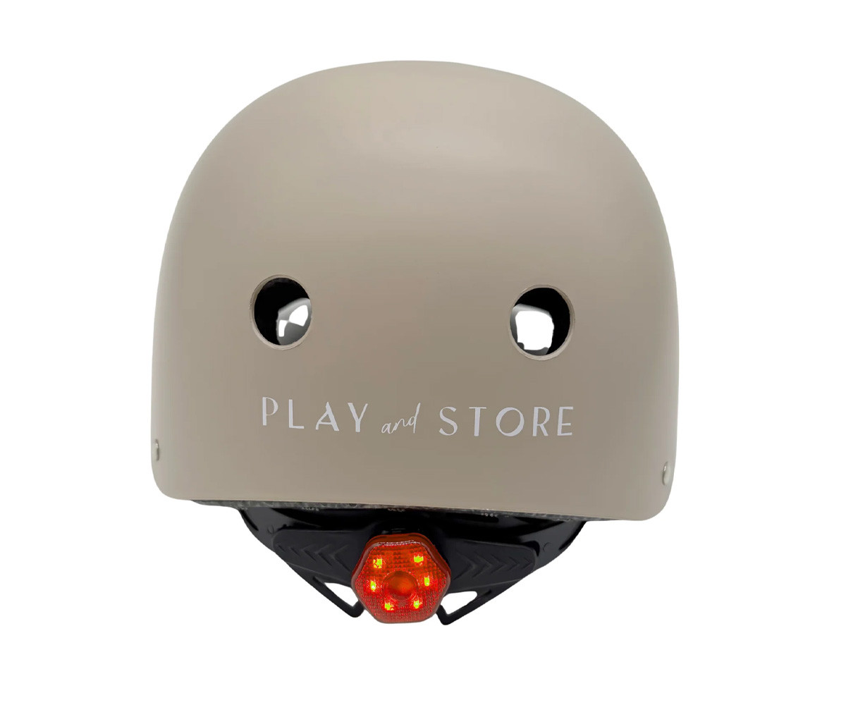 Casco Light Taupe con Luz