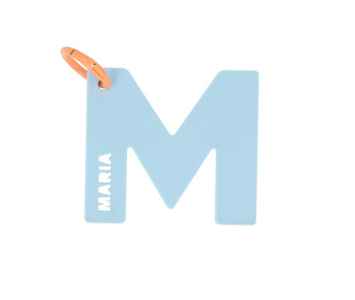 Portachiavi Metacrilato Lettera Personalizzabile Color Mix