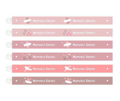 6 Appendi Biancheria Blossom Birds Personalizzati
