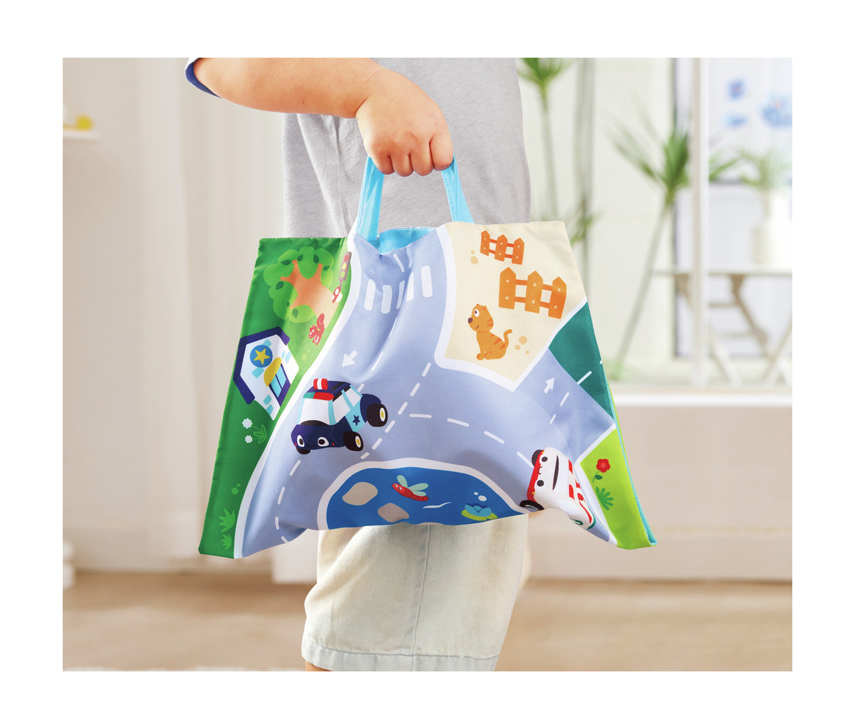 Set de Coches de Peluche con Tapiz
