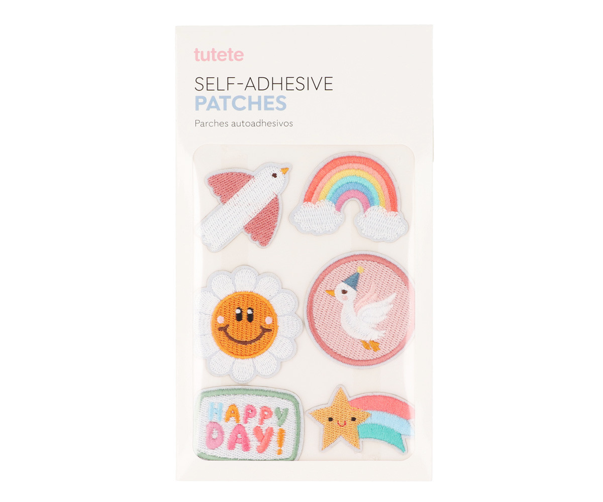 Set de Parches Textiles Autoadhesivos Happy Day