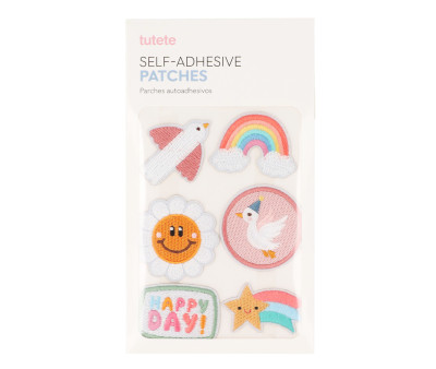Set de Parches Textiles Autoadhesivos Happy Day