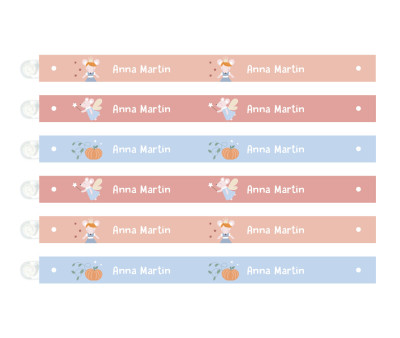 6 Appendi Biancheria Mouse Fairies Personalizzati