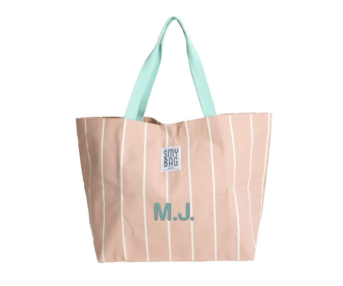 Bolsa Mallorca Familiar Coral Personalizable