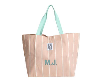 Bolsa Mallorca Familiar Coral Personalizable