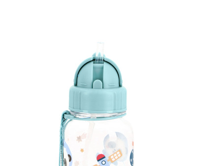 Borraccia Plastica Tutete Pandas in Space 500ml Personalizzabile