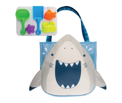 Borsa da Spiaggia Shark con Giocattoli