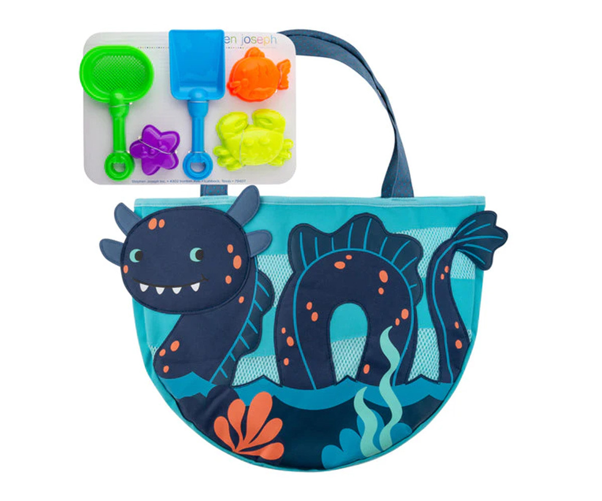 Bolso de Playa con Juguetes Monstruo Marino