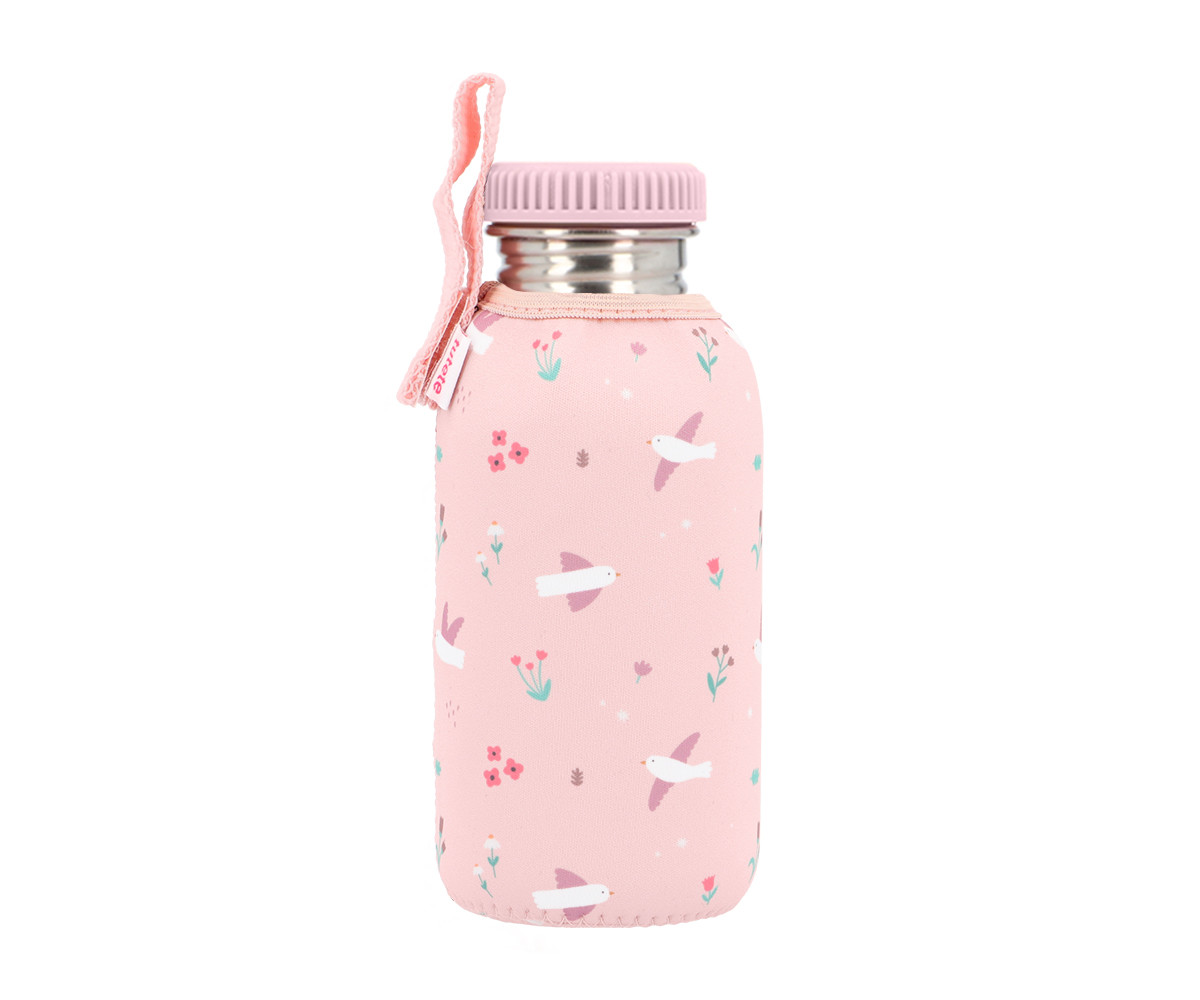 Bottiglia Acciaio Fodera Blossom Birds Personalizzabile 500ml