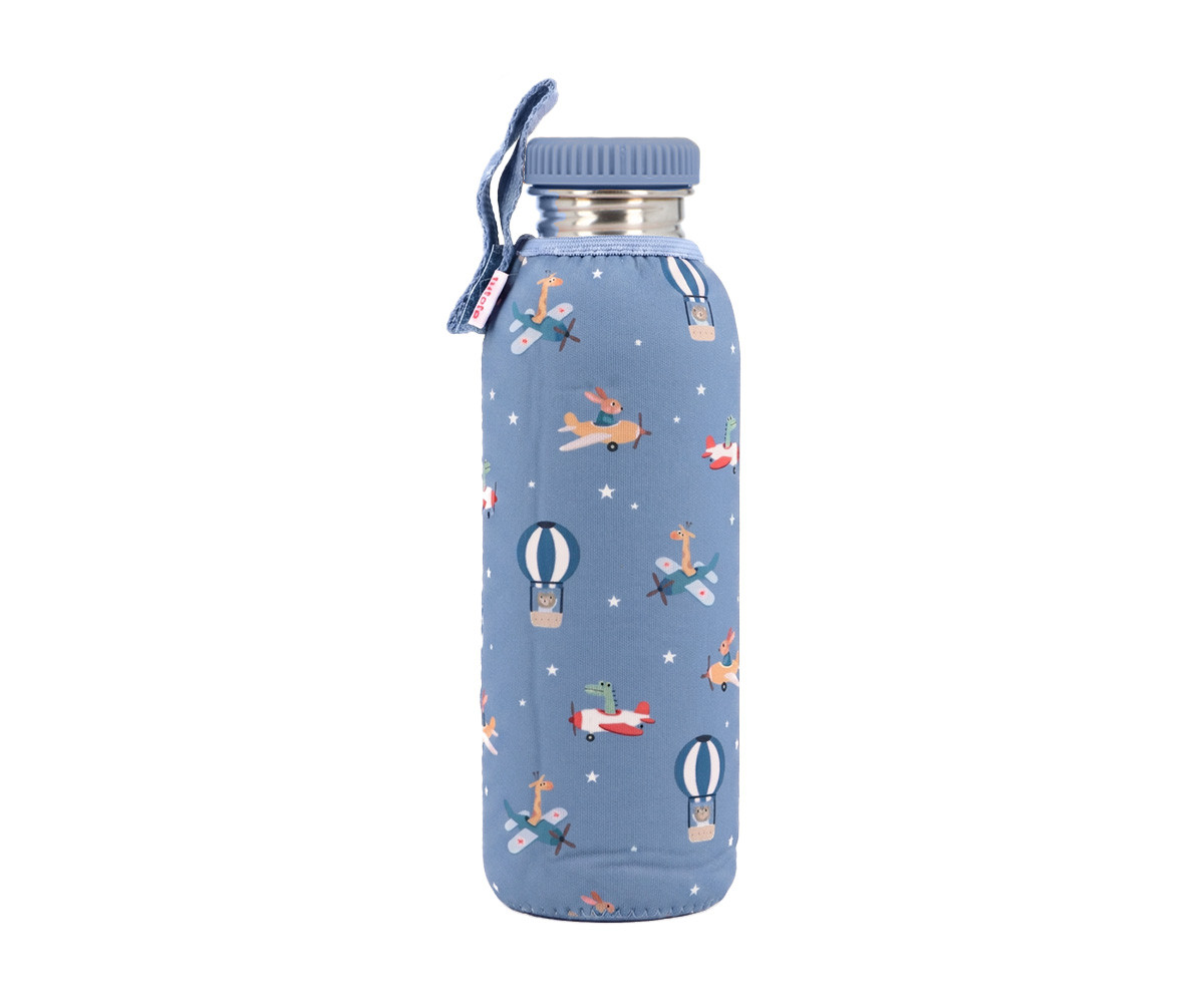 Bottiglia Acciaio Fodera Planes Personalizzabile 750ml