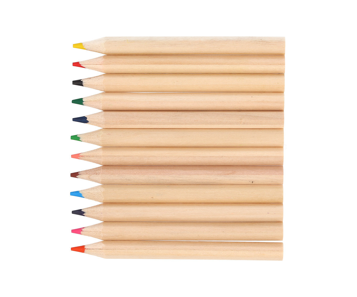 Tube de 12 Crayons de Couleur The Wooden Boy