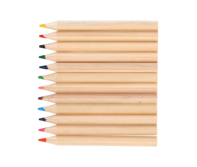 Tube de 12 Crayons de Couleur The Wooden Boy