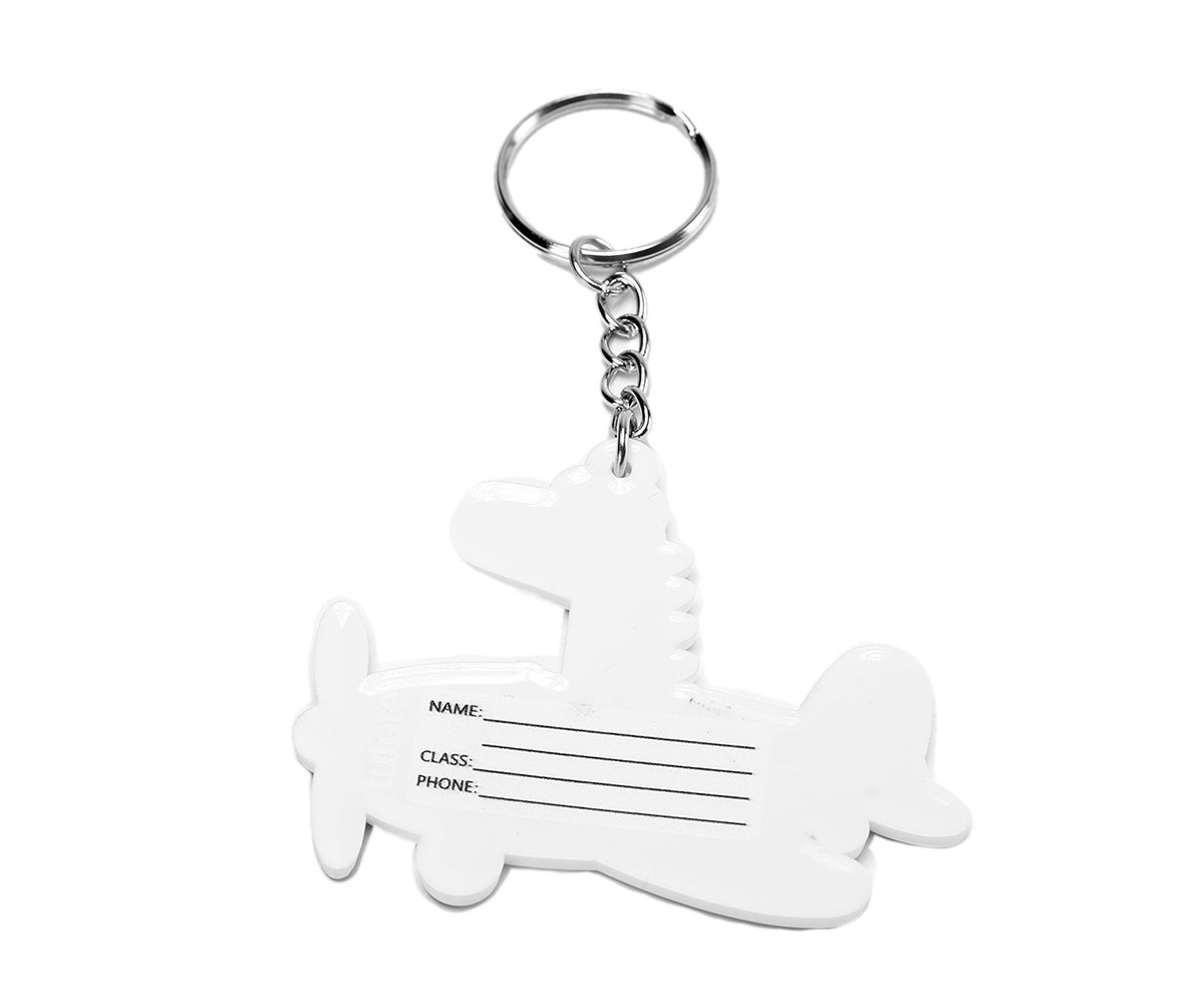 Chaveiro de silicone personalizável Planes