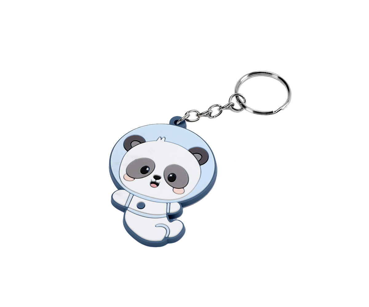 Portachiavi Silicone Tutete Pandas in Space