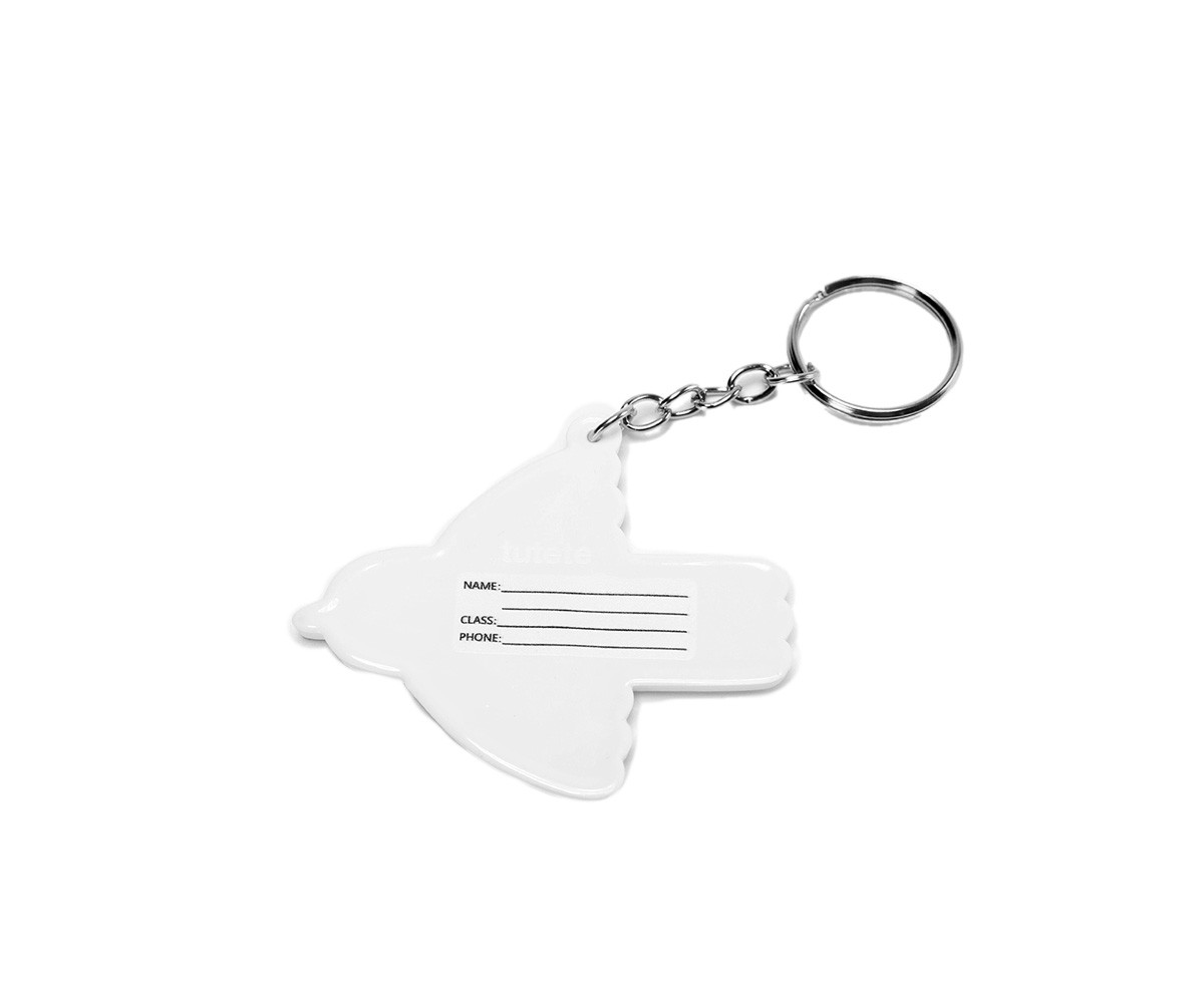 Chaveiro de silicone personalizável Blossom Birds