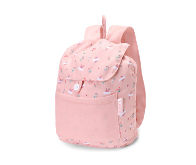 Mochila Tela Pequeña Blossom Birds Personalizable