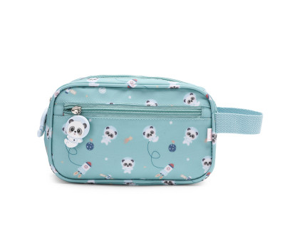 Trousse de Toilette Pandas in Space Personnalisable