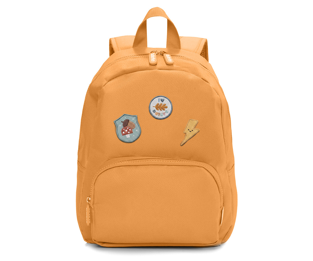 Mochila Solid Color Mustard Personalizável