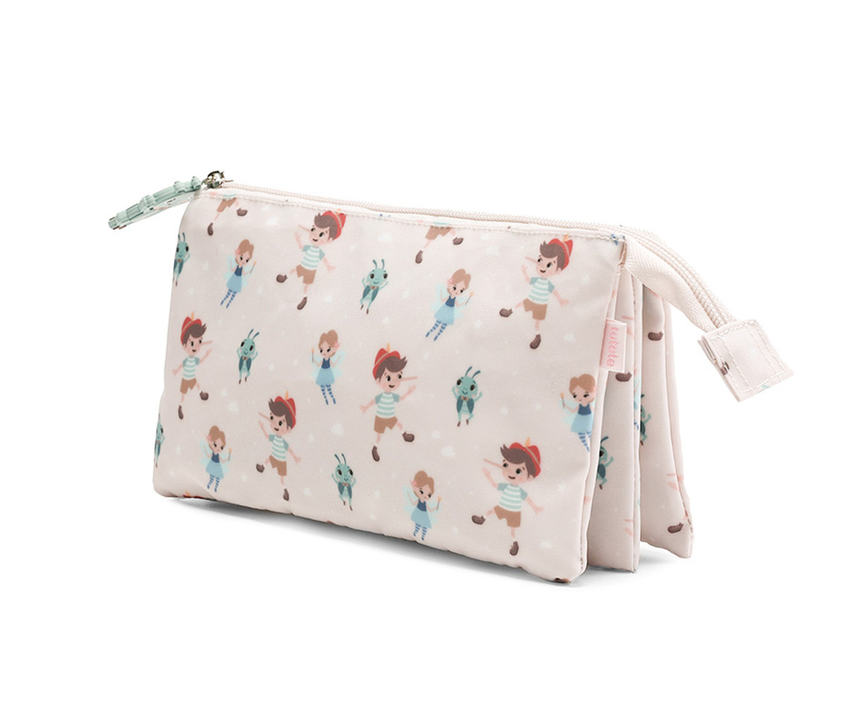 Trousse à 3 Compartiments The Wooden Boy Personnalisable