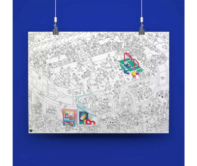 Poster XL da Colorare OMY Goal