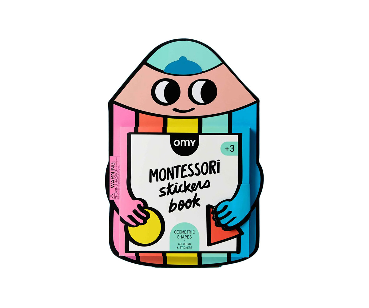 Libro Montessori Stickers Geometric Shapes
