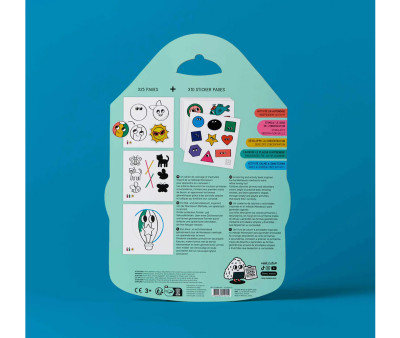 Libro Montessori Stickers Geometric Shapes