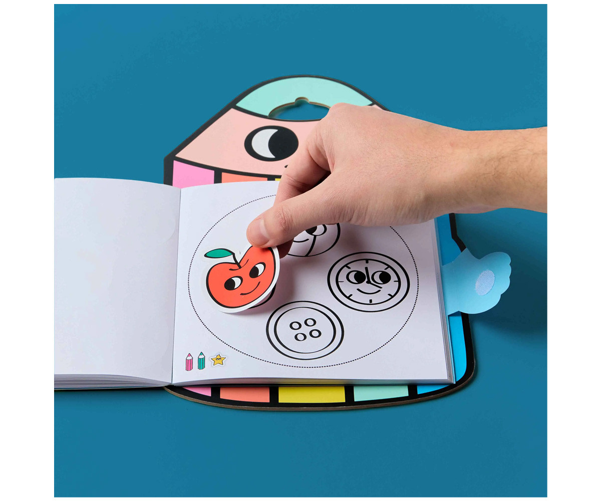 Libro Montessori Stickers Geometric Shapes