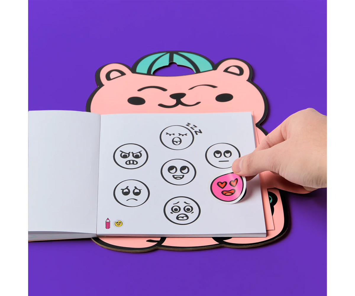 Libro Montessori Stickers Emotions