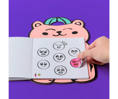 Libro Montessori Stickers Emotions